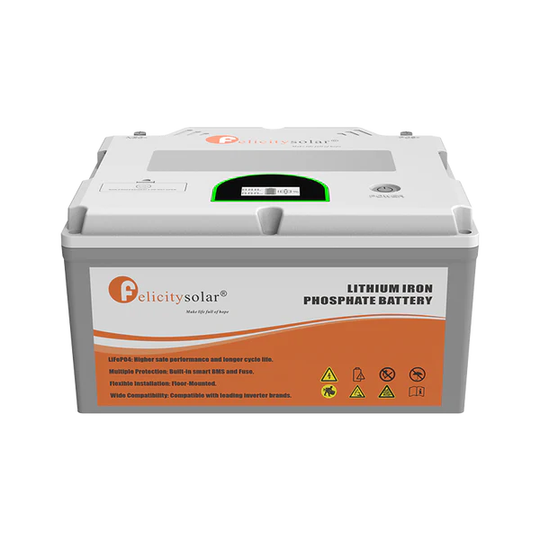 Felicity 24v 100ah 2.56KWH Lithium Battery-FLA24100G2