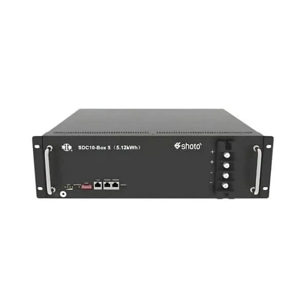 SDC10-Box 5 Shoto 48V Lithium Iron Phosphate LiFePO4 48V 5.12KWH (Rack Mount)-Voltronix SA