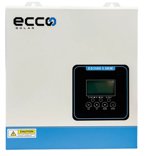 Hybrid Inverter 24v 3.5 Kva 3500w MPPT 100A Inverter Pure Sine Wave - Ecco
