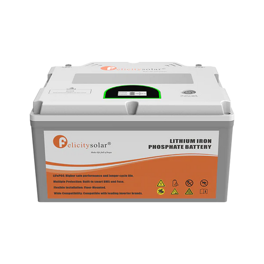 Felicity 24v 100ah 2.56KWH Lithium Battery-FLA24100G2