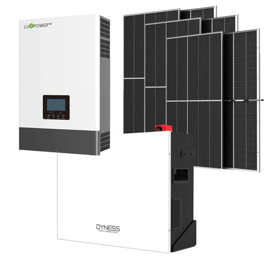 Luxpower 6KVA MPPT and Dyness 5.12 KWh Combo With 6x Solar 460W Solar Panels