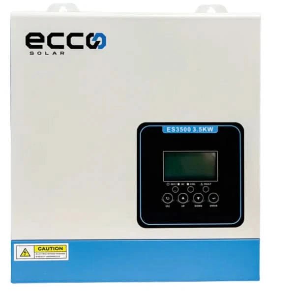 Hybrid Inverter 24v 3.5 Kva 3500w MPPT 100A Inverter Pure Sine Wave - Ecco - Voltronix SA